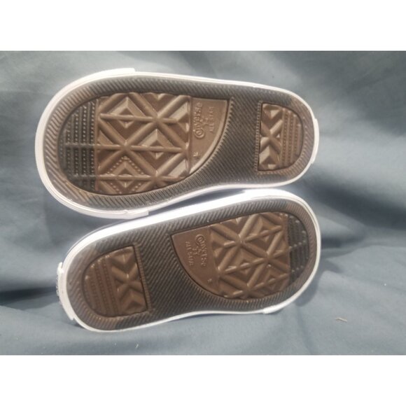 Converse Toddler C/T All Star EVA Ox Sneakers White Red Size 4 NEW NO BOX! - Picture 9 of 9